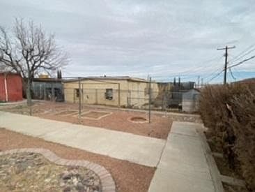 Back yard west to east view