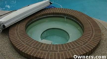 Built in hot tub