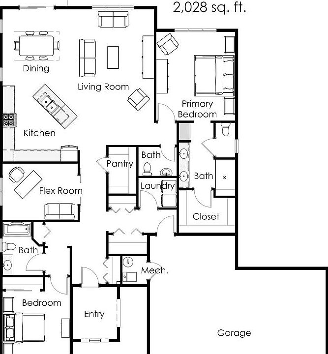 2nd image of 4001-4129 Oklahoma Lane Ln #4005