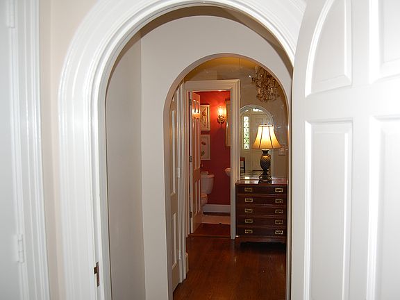 Arched Door in Entry Hall