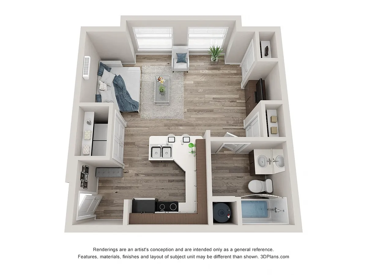 Floor plan Studio