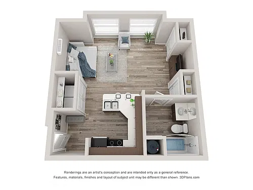 Floor plan Studio