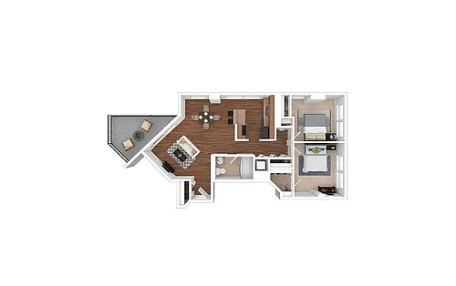Floor plan B3