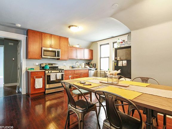 Kitchen and dining room.