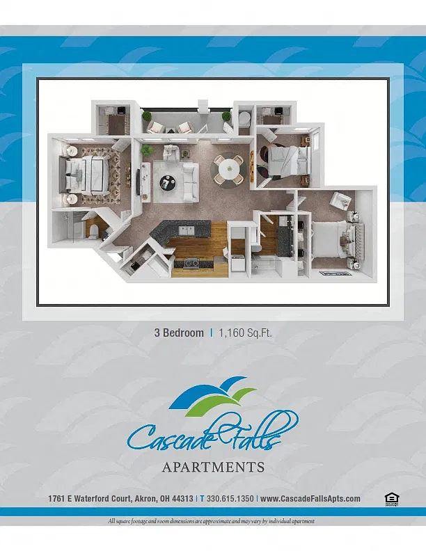 Floor plan Three Bedroom