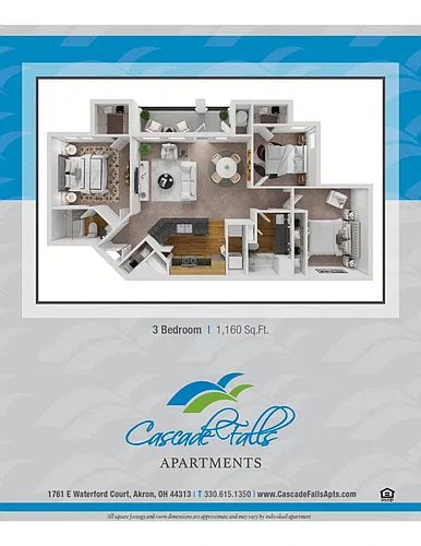 Floor plan Three Bedroom