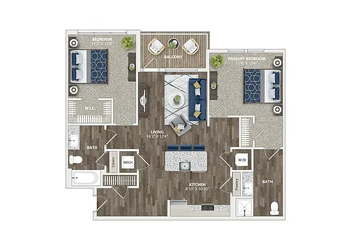 Floor plan B1