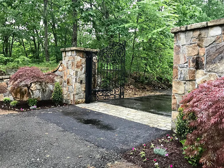 Keypad, secure gated entrance