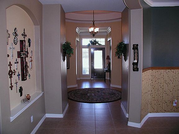 View as you enter this lovely and unique home.