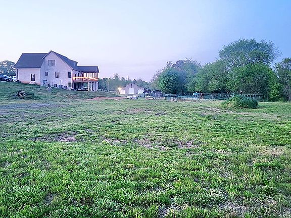 Side View looking at Barn