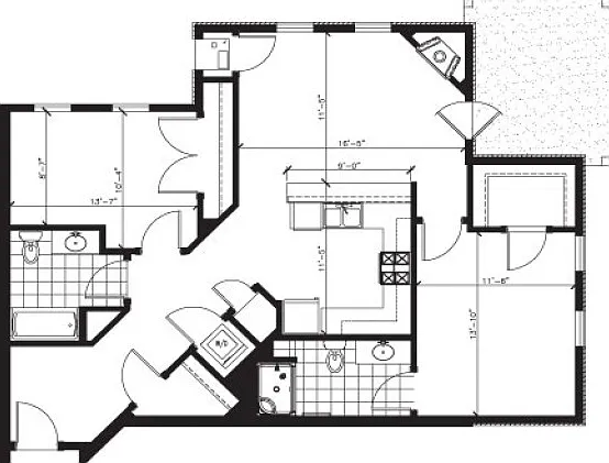 2 Bed 2 Bath - K 2 Bed 2 Bath - K