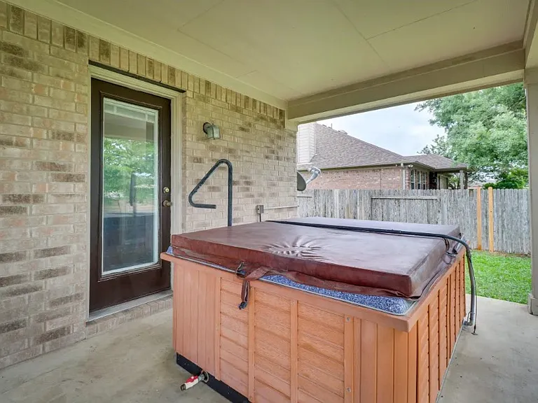Backyard - Porch - Hot Tub