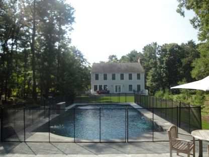  Pool with child fencing