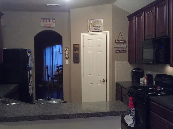 Kitchen with large pantry
