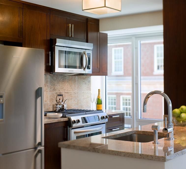 Gourmet kitchens with custom granite