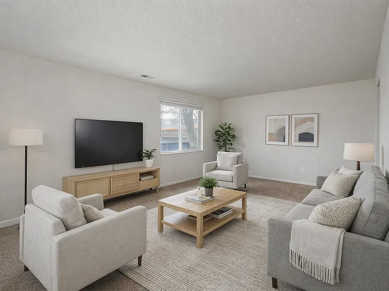 H Street Apartments Living Room