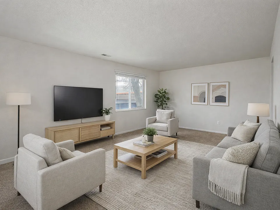 H Street Apartments Living Room