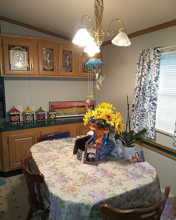 Eat in kitchen area.