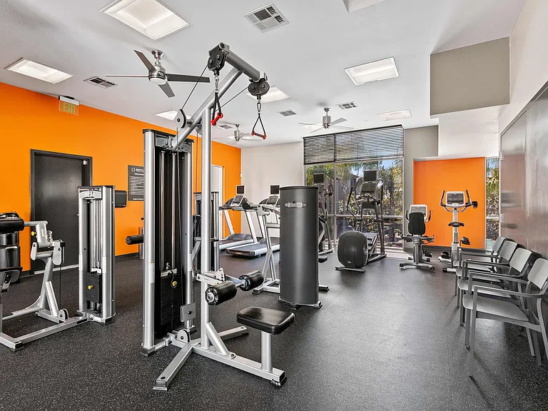 Fully equipped for your workout needs.