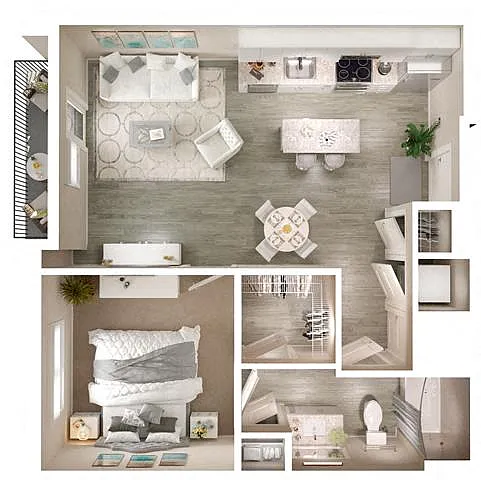 Floor plan A3 Balcony