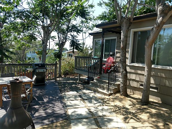 front door, patio and view