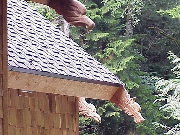 rafter tail carvings
