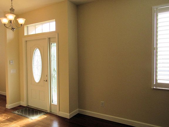 Wood floor entry way