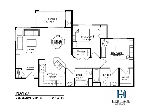Floor plan 2C
