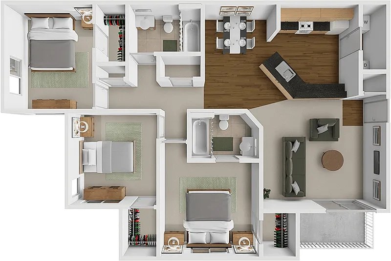 Floor plan The Goldenrod