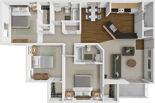 Floor plan The Goldenrod