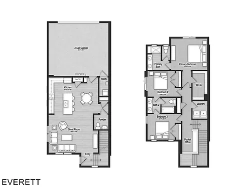 Floor plan Everett
