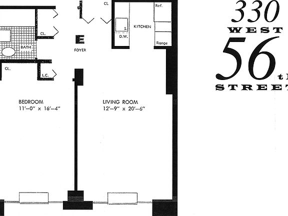 2nd image of 330 W 56th St APT 4E