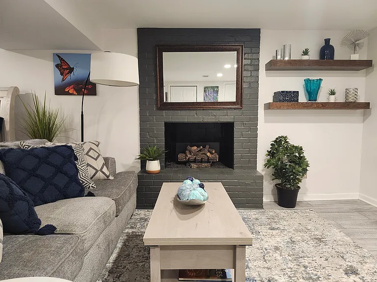 Table will actually lift up into a dining table