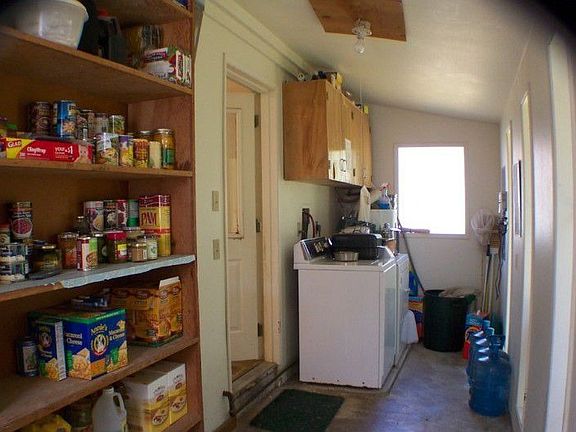 Large Pantry and Utility Room.