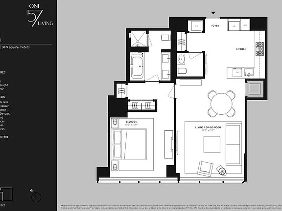 2nd image of 157 W 57th St APT 38D