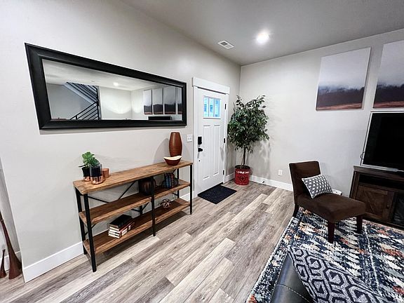 Interior entry with plenty of space to drop things off