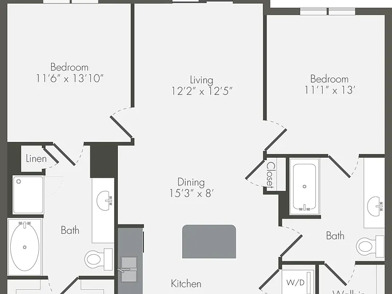 B1 ADA floor plan The Avery on Southwestern