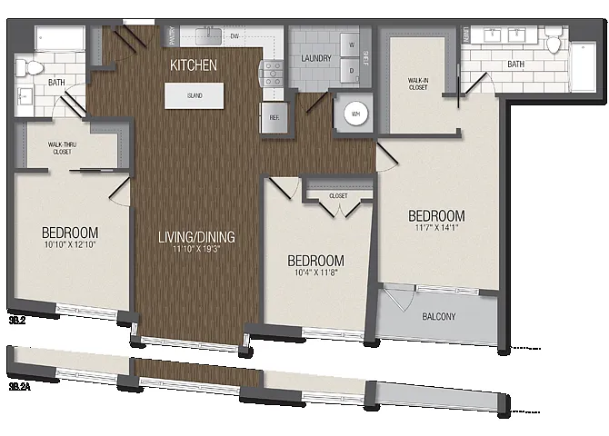 Floor plan T.3B2