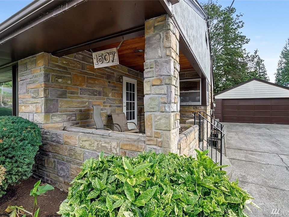 Solid Perma Stone as exterior and beautiful covered porch.