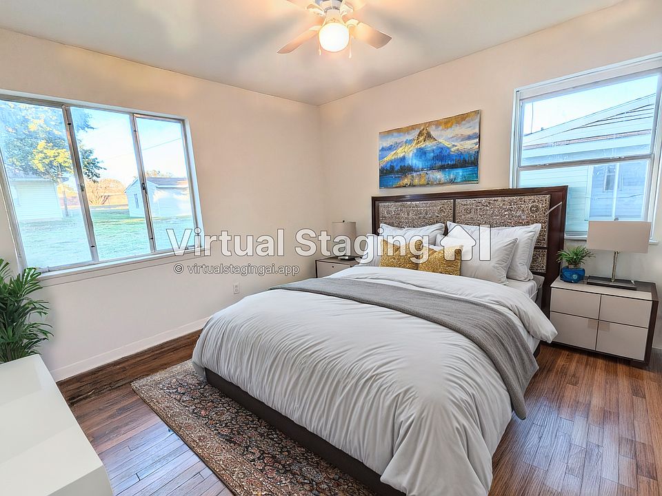Bedroom Virtual staging