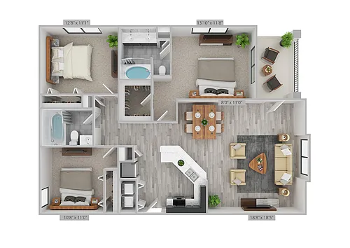 Floor plan C1