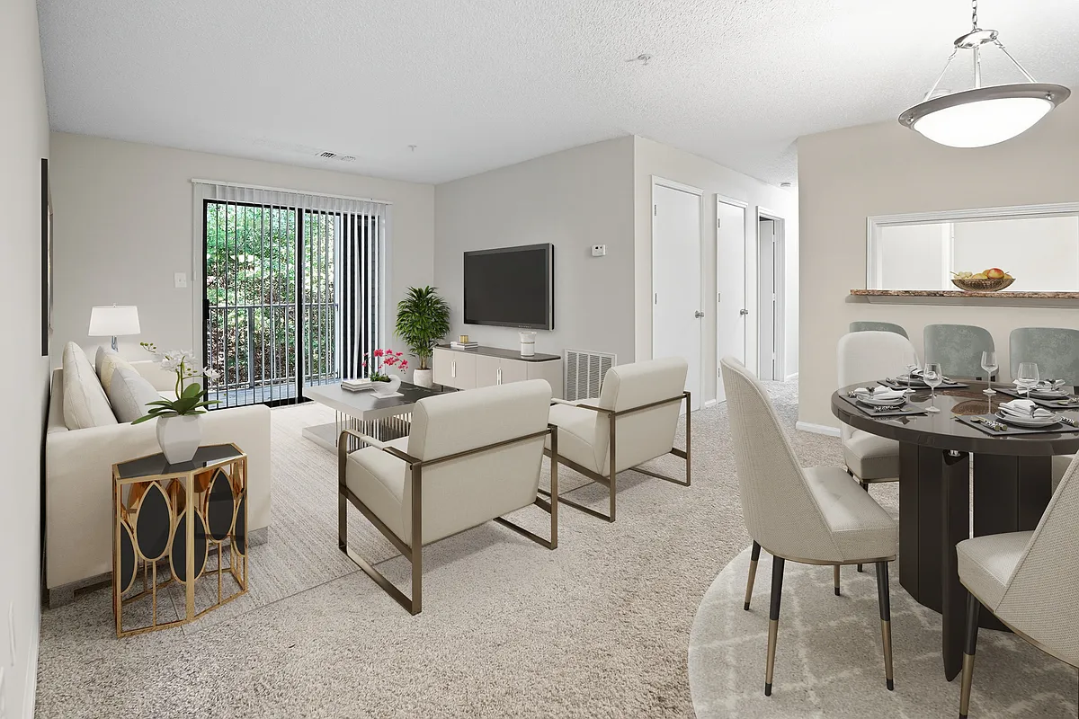 Living Area - Clemson Ridge Apartments