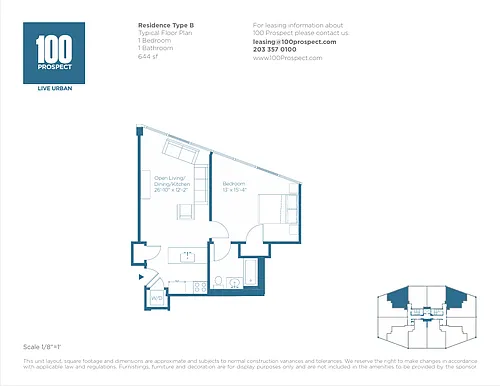 Floor plan Type B