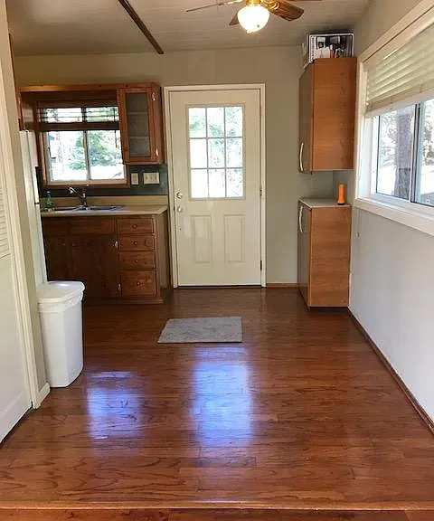 Cabin charm with a modern twist.
