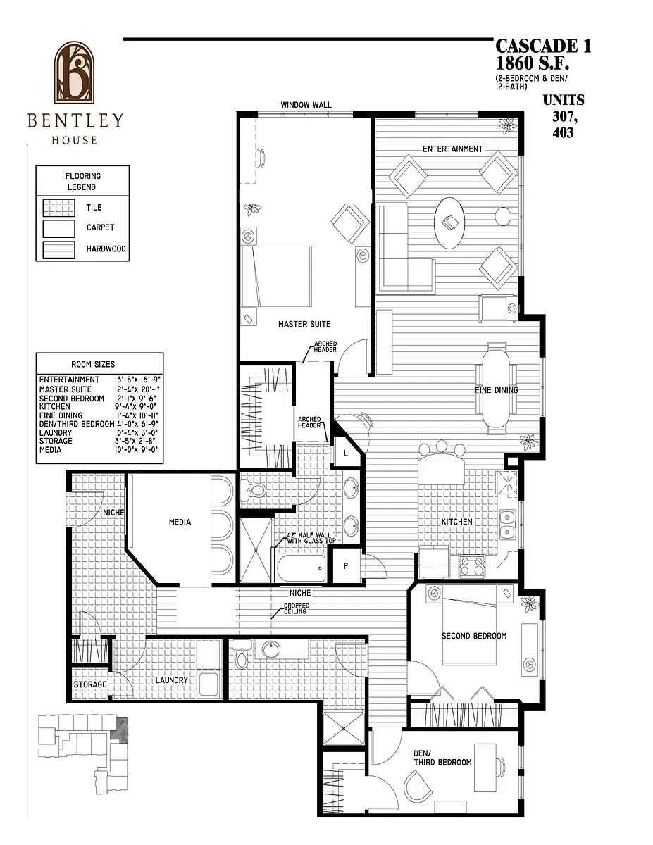 Floor plan Cascade 1