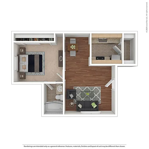 Floor plan 1X1