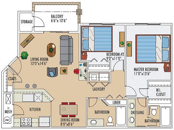 Floor plan Colorado
