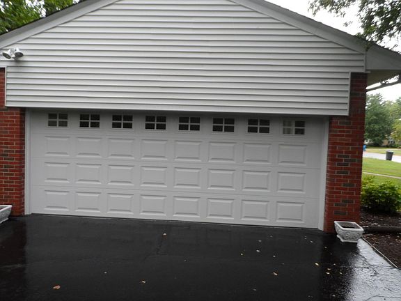 NEW GARAGE DOOR WITH 2 OPENERS