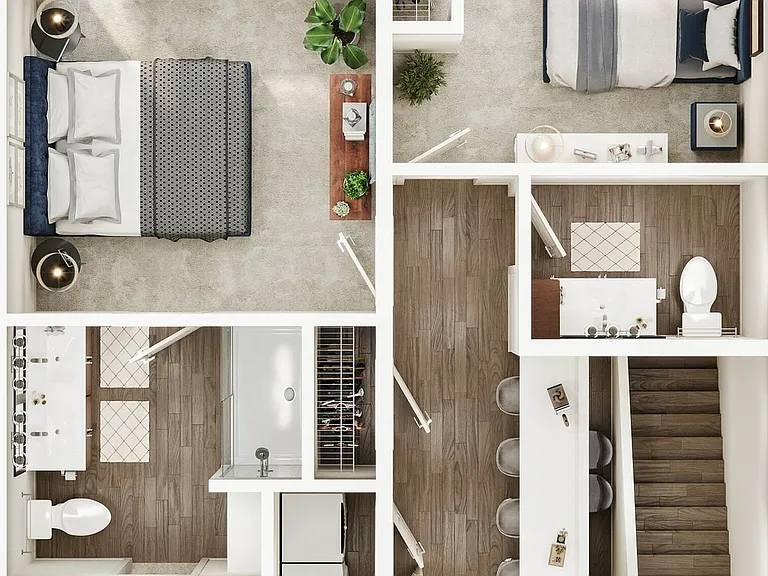 Explore this beautifully designed apartment layout, perfect for urban living. Explore this beautifully designed apartment layout, perfect for urban living.