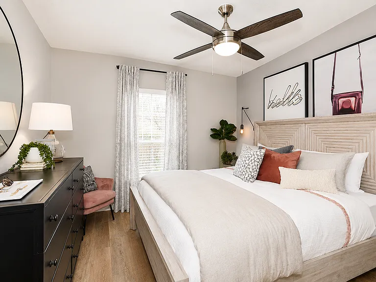 Comfortable bedrooms designed for everyday living.